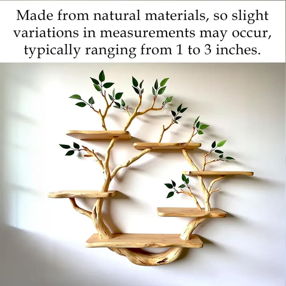 Tree branch book shelves wall mount driftwood floating shelf rustic shelving unique gift for mom