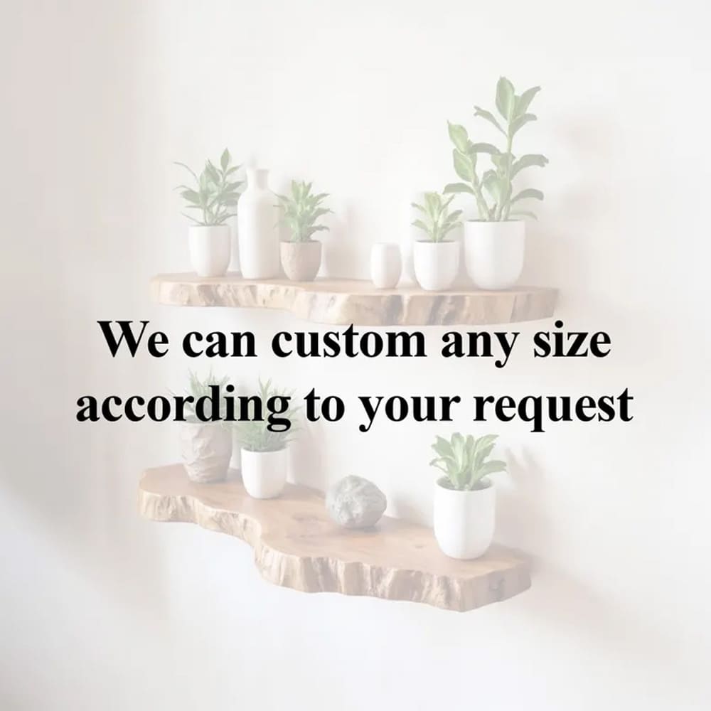 Live edge floating shelves art wood floating shelf wall mount bookshelf decor