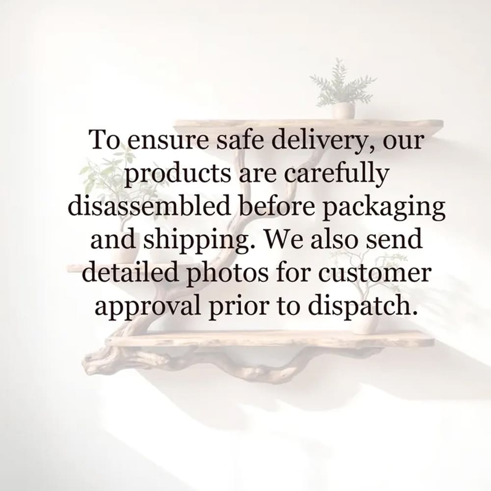 Natural driftwood branch floating bookshelf wall mounted tree shelf solid wood bookshelves decor handmade furniture