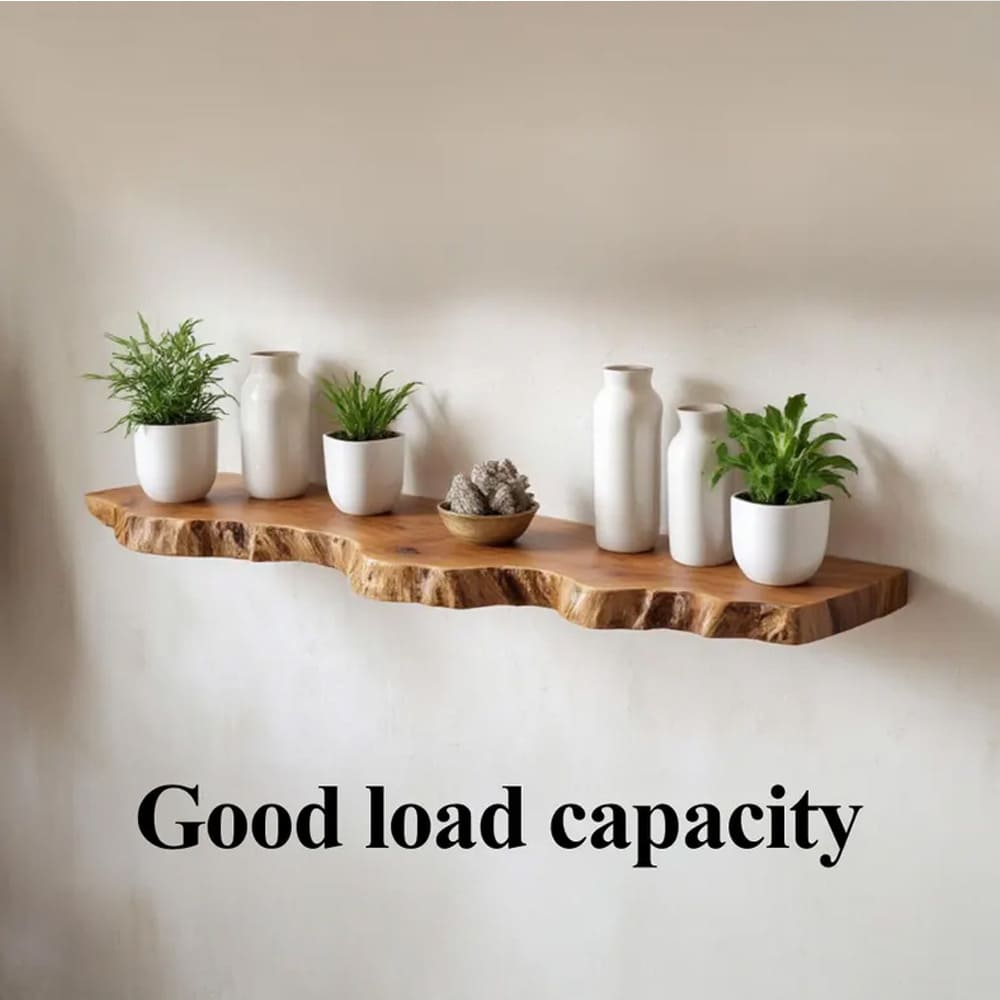 Live edge floating shelves art wood floating shelf wall mount bookshelf decor