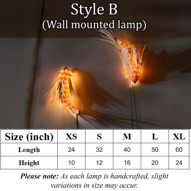 Fish pendant light wood veneer fish hanging lamp wall mount woven fish chandelier lighting handcrafted rustic fish light decoration