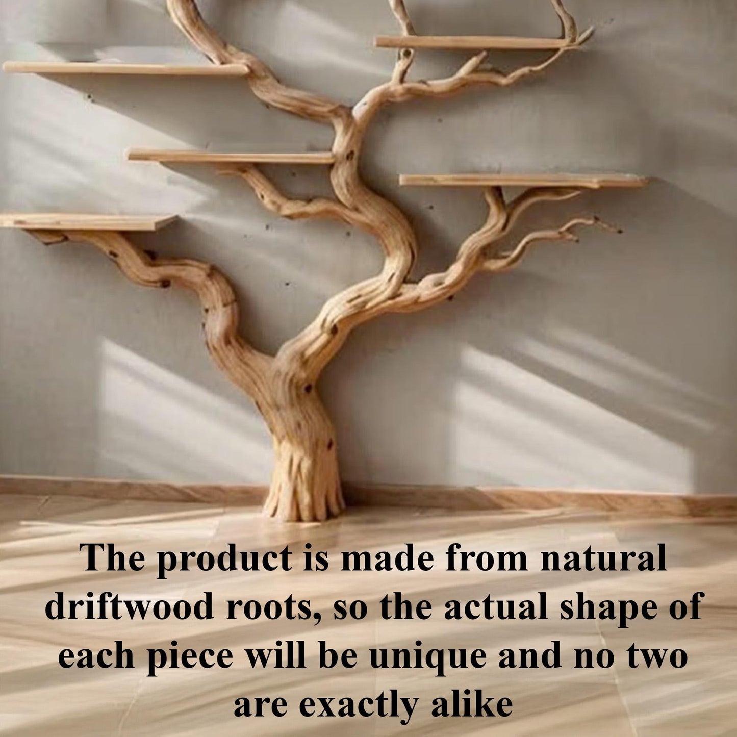 Floor bookshelf solid wood live edge floating shelf on wall natural driftwood bookcase decor handmade furniture