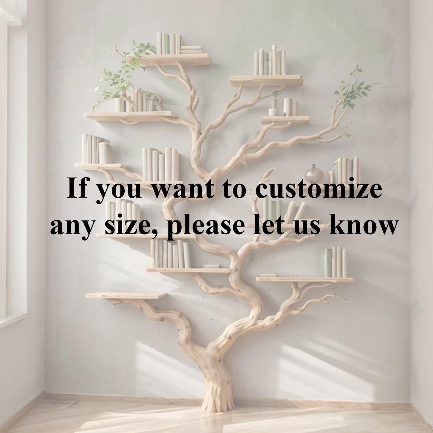 Floor bookshelf solid wood live edge floating shelf on wall natural driftwood bookcase decor handmade furniture